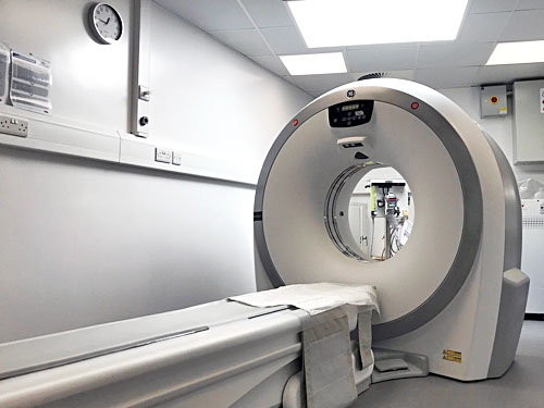 Our in-house CT scanner (Computed Tomography)